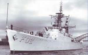 Type 15 Fast Frigate HMAS Queenborough (1960)