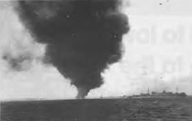 USS PEARY blown up after being bombed by Japanese aircraft in Darwin 19/2/42
