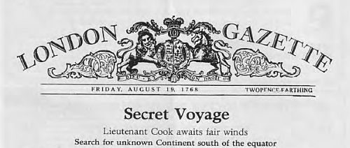 Banner-London Gazette, August 19, 1768