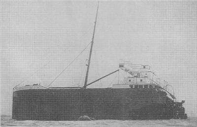 SS Suevic - the damaged bow
