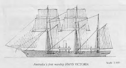 Australia's first warship HMVS VICTORIA