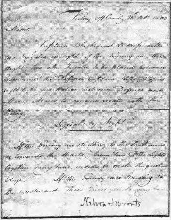 Nelson's orders before Trafalgar