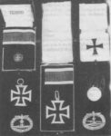 GUNTER PRIEN’S AWARDS These include his Submariner’s badges, Knight’s Cross to the Iron Cross, Oak Leaves to the Knight’s Cross, Iron Cross 1st. Class, Iron Cross 2nd. Class and 4 year Long Service Medal.
